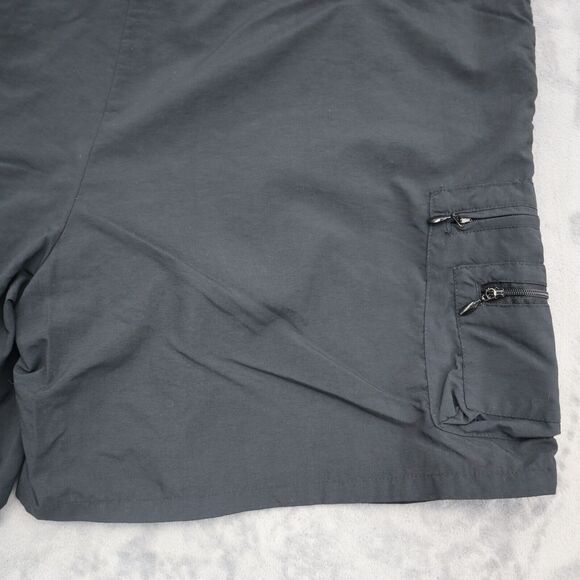 Columbia Shorts Womens L Black Belted High Rise Cargo Active Pull On Bottoms - Picture 16 of 16